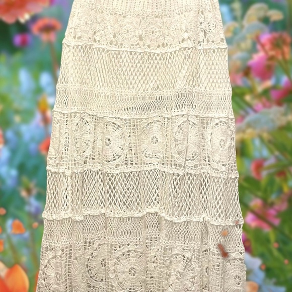 POL Valley Escape Crochet Skirt OS - Picture 7 of 16